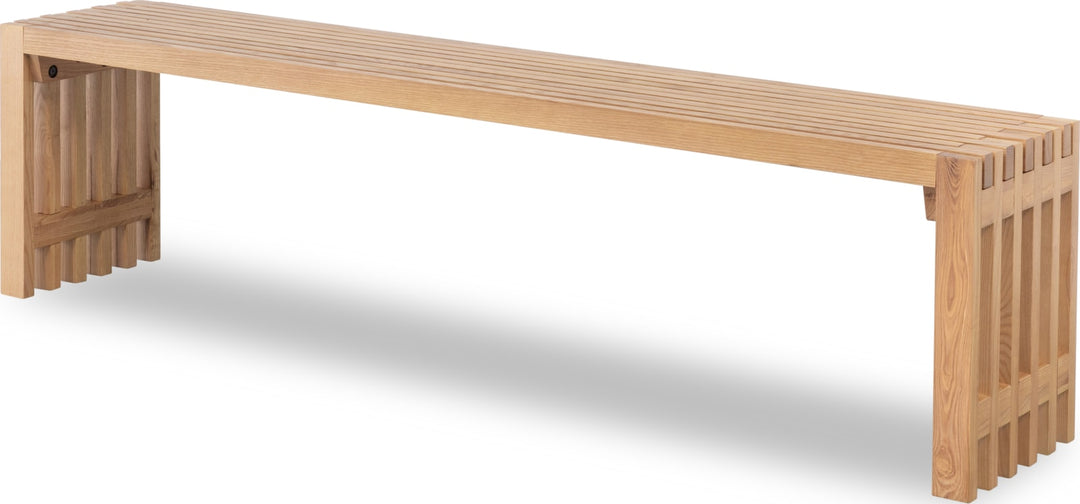 Tanner Dining Bench - Flaxen – view 3