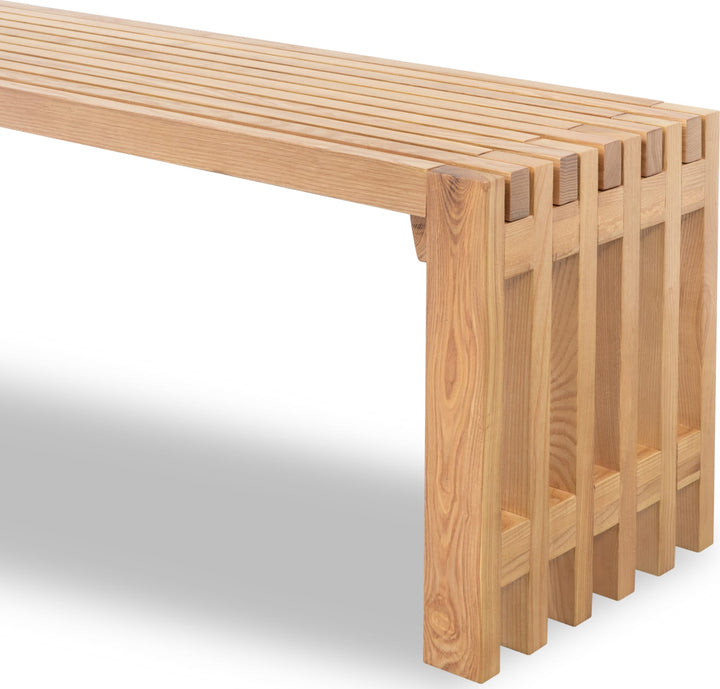 Tanner Dining Bench - Flaxen – view 5