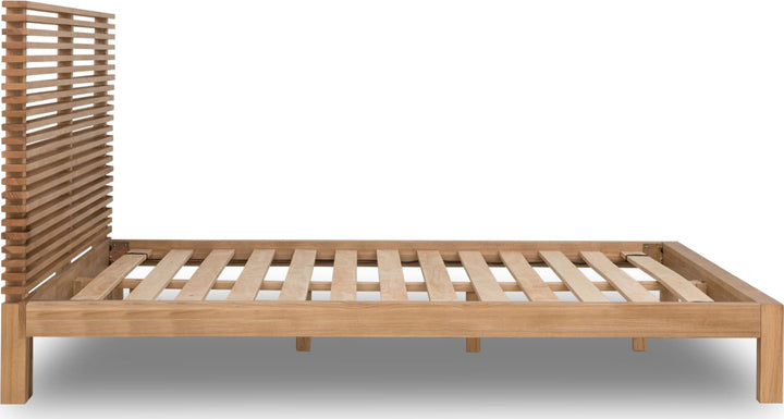 Tanner Full-size Solid Ash Platform Bed in Flaxen – view 7