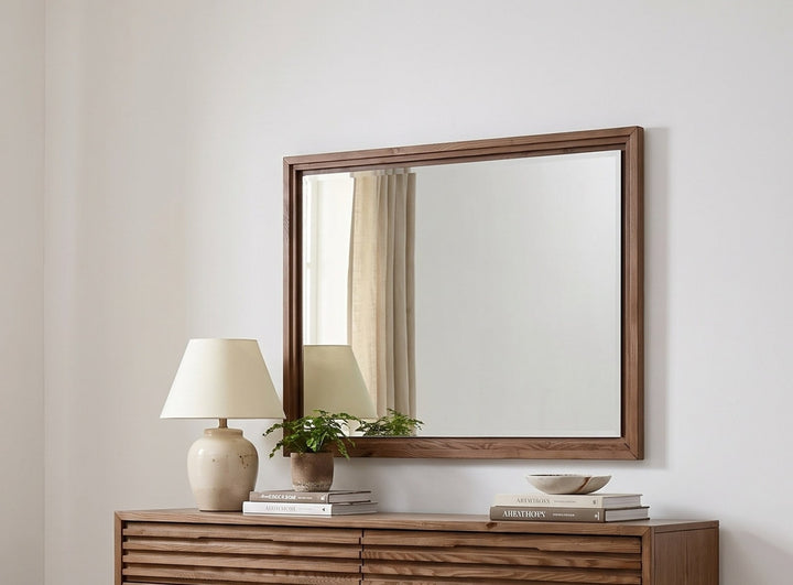 Tanner Wall or Dresser Mirror in Roux