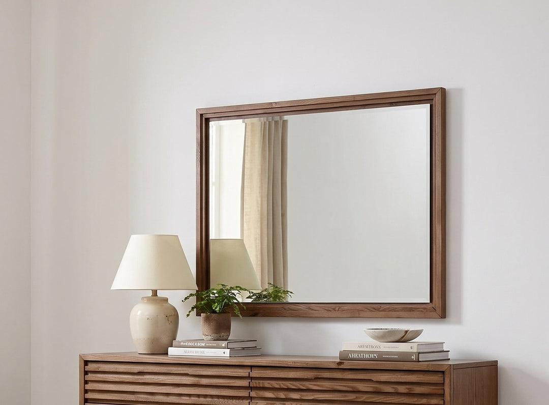 Tanner Wall or Dresser Mirror in Roux