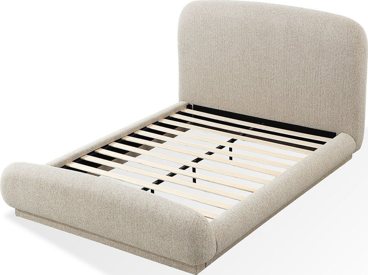 Tirimbina Full-size Chenille Upholstered Platform Bed in Hyena – view 7