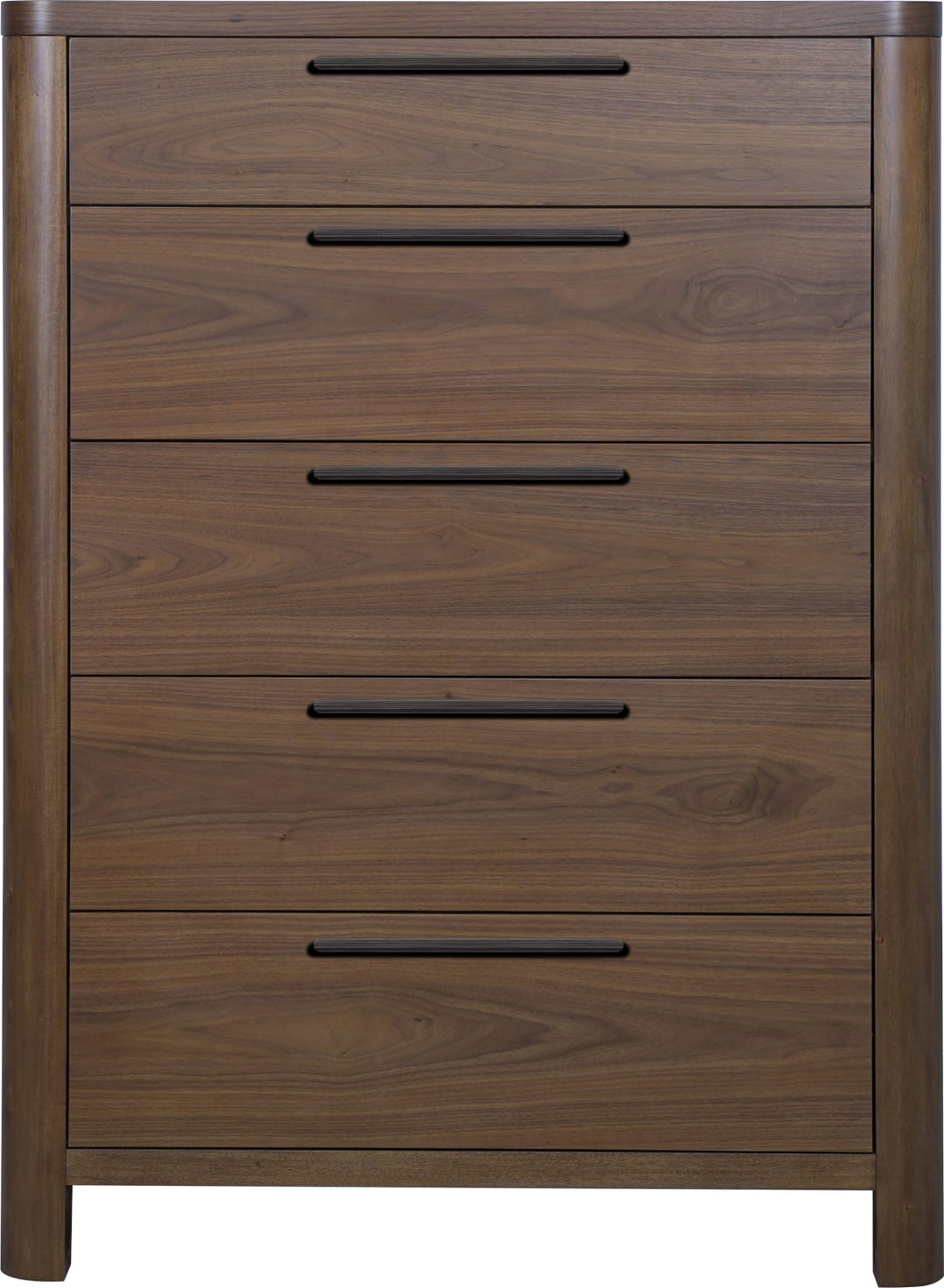 Totes Five Drawer Chest in English Walnut – view 3