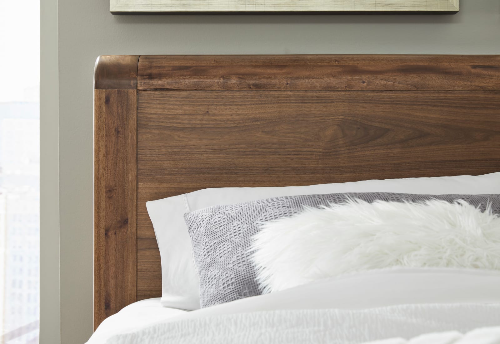 Totes California King-size Platform Bed in English Walnut – view 2