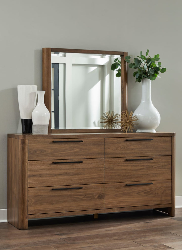 Totes Six Drawer Dresser in English Walnut – view 2