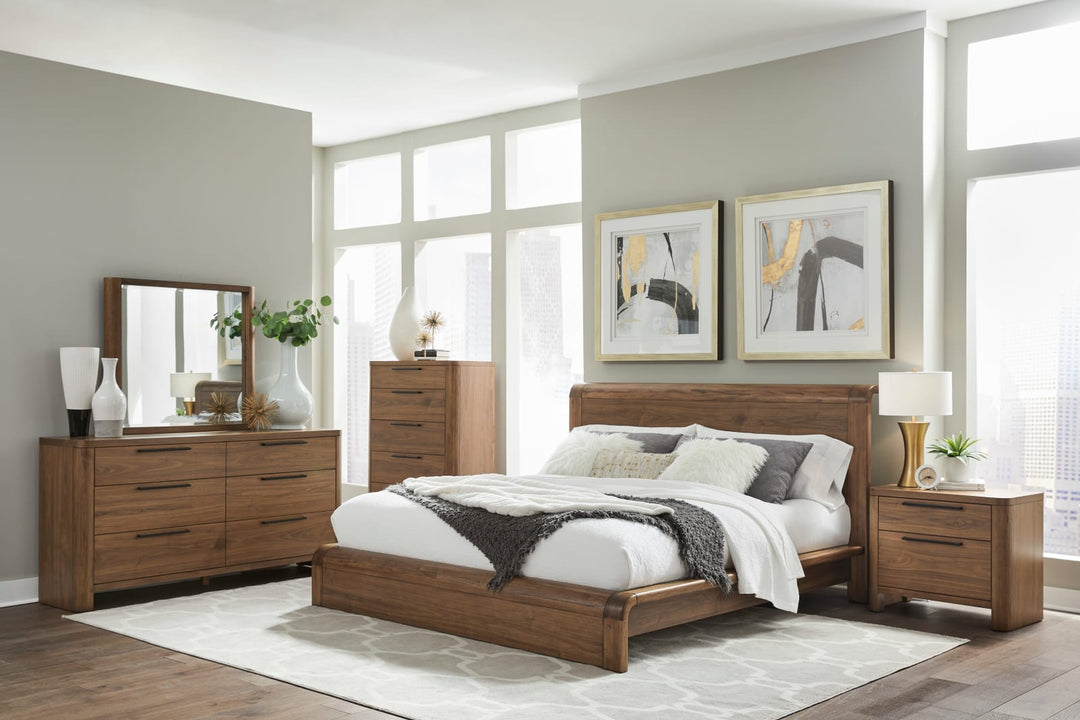 Totes Two Drawer Nightstand in English Walnut – view 3