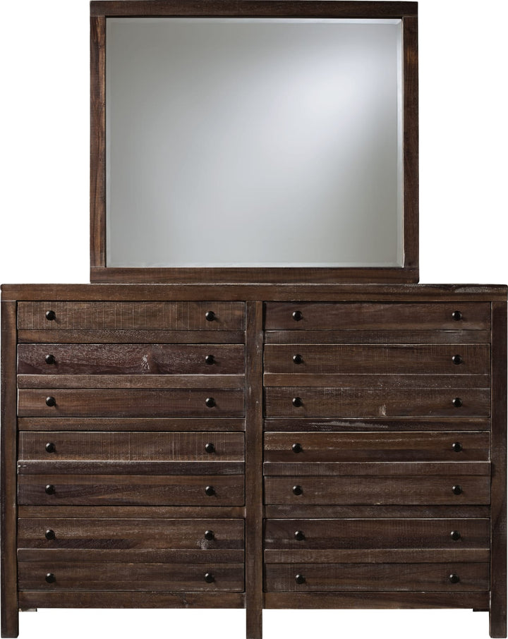 Townsend Eight Drawer Solid Wood Dresser in Java (2024) – view 5