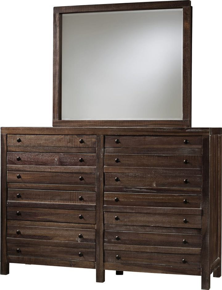 Townsend Eight Drawer Solid Wood Dresser in Java (2024) – view 6