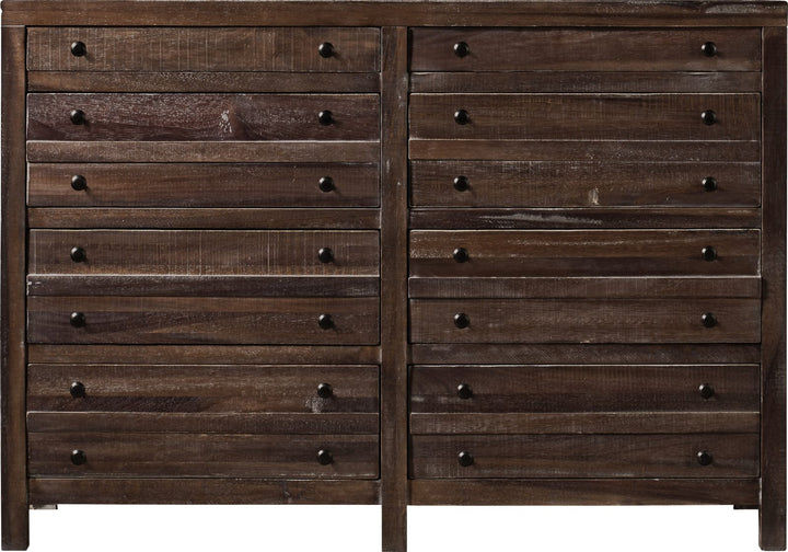 Townsend Eight Drawer Solid Wood Dresser in Java (2024) – view 7