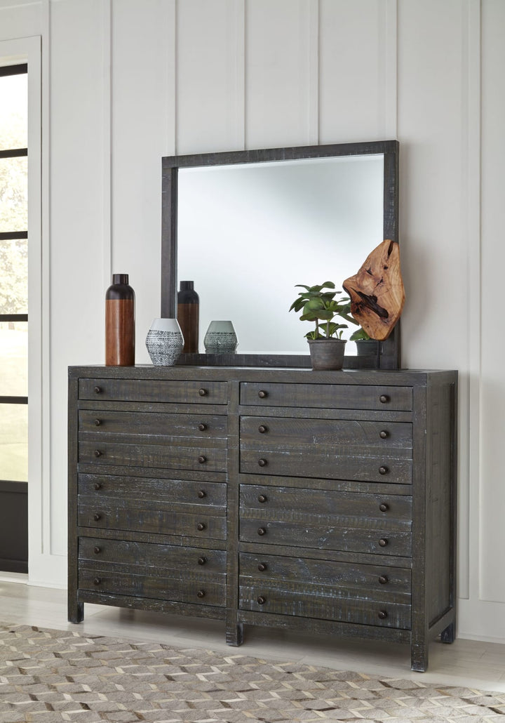 Townsend Solid Wood Eight Drawer Dresser in Gunmetal (2024) – view 2