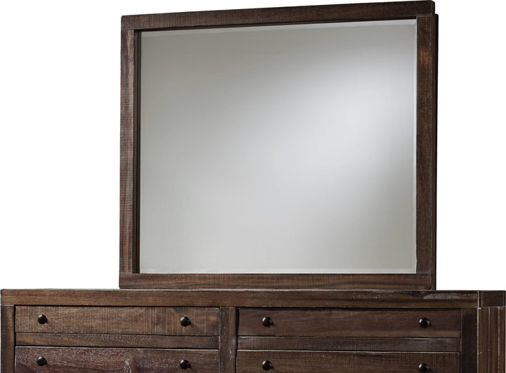 Townsend Solid Wood Mirror in Java – view 4