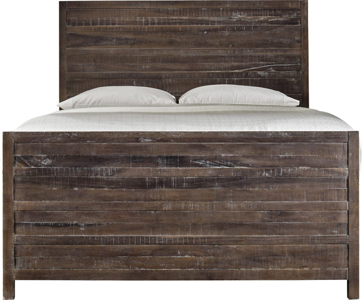Townsend California King-size Solid Wood Storage Bed in Java – view 5
