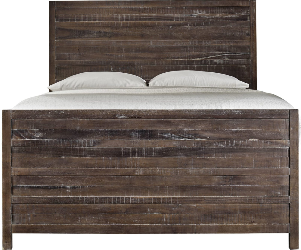Townsend Queen-size Solid Wood Storage Bed in Java – view 9