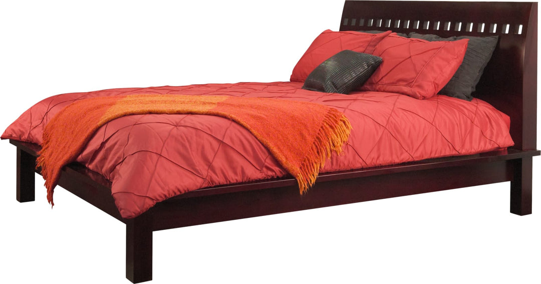 Veneto Queen-size Platform Bed in Espresso – view 3