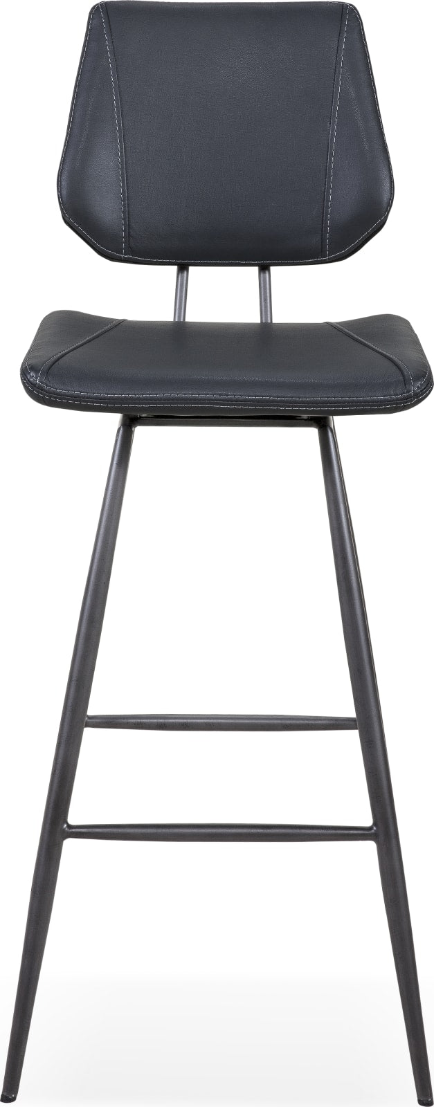 Vinson Modern Swivel Bar Stool in Cobalt – view 3