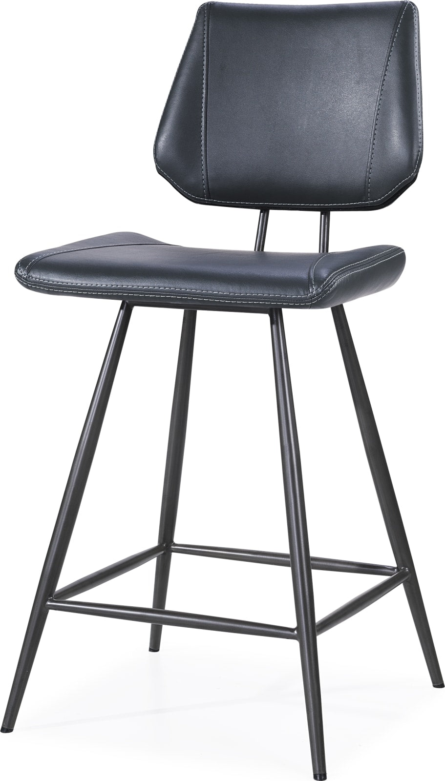 Vinson Modern Swivel Counter Stool in Cobalt – view 3