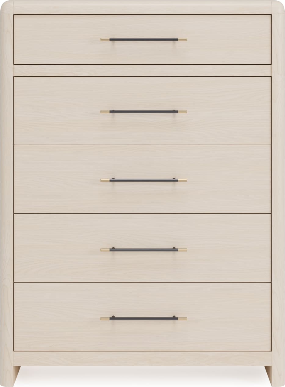Wallen 5 Drawer Chest- Wht Snd – view 3