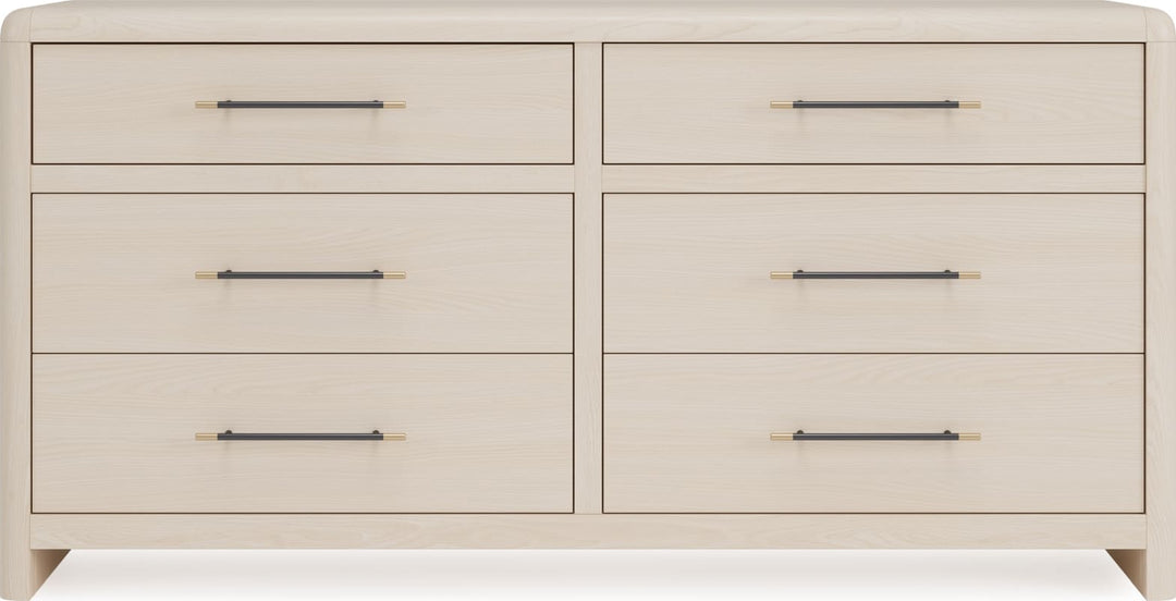 Wallen 6 Dwr Dresser- Wh Snd – view 4