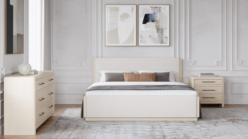 Wallen Uph Full Bed - Wht Snd – view 8