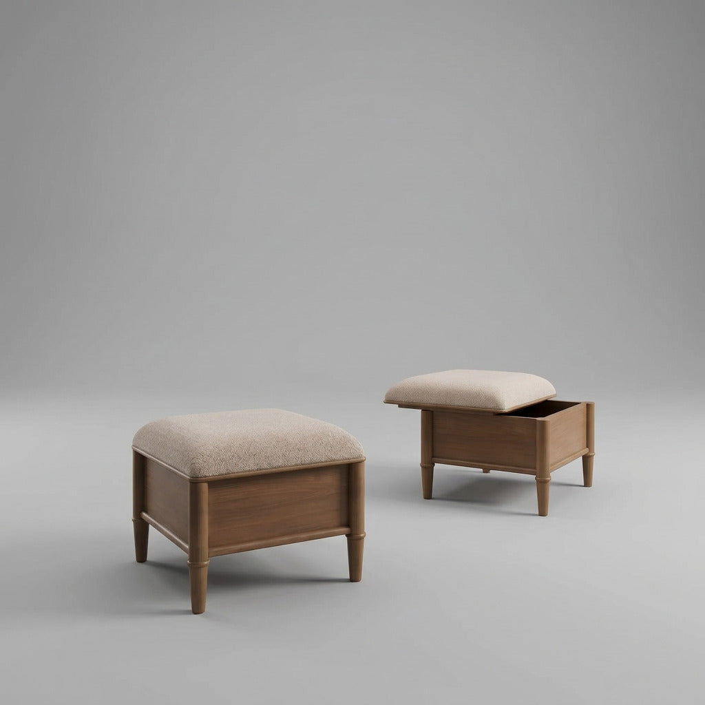 Whitmore Stg Ottoman - Ch/Clst