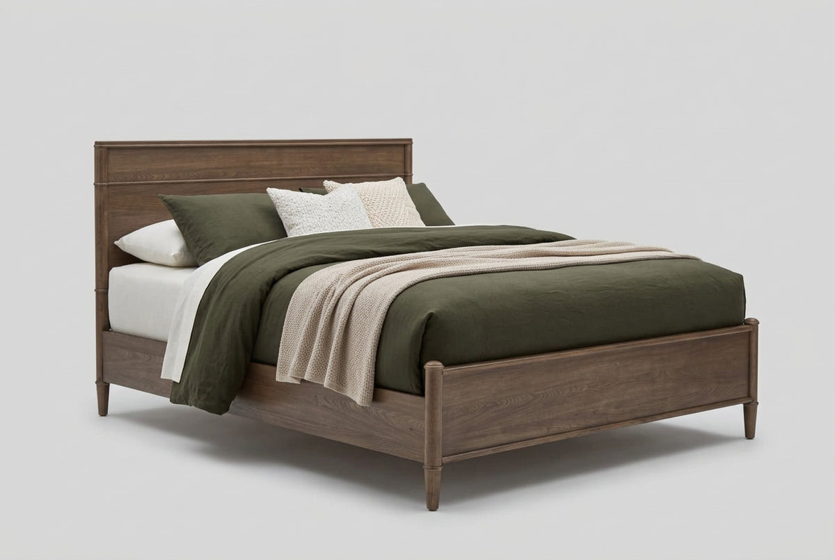 Whitmore Wd QN Bed - Claystone