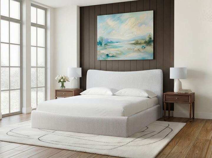 Windham Uph King Bed - Sage