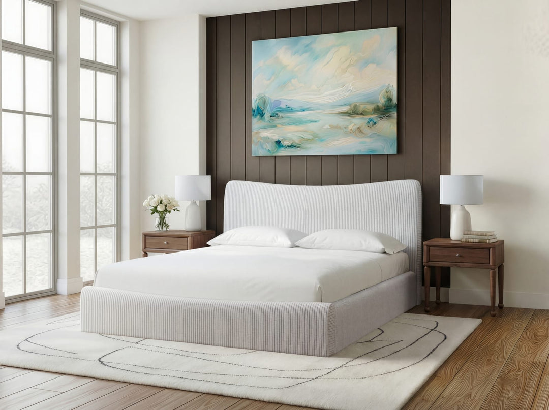 Windham Uph Queen Bed - Sage