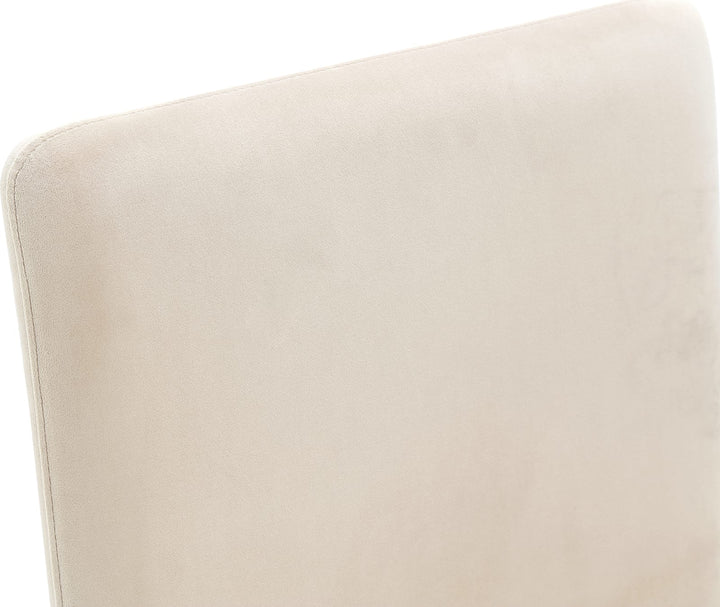 Winston Fully Upholstered Side chair in Sand Velvet – view 5