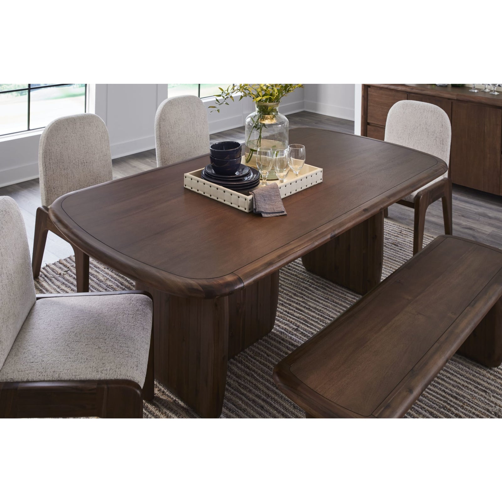 Xolani Acacia Wood Bench in Impala