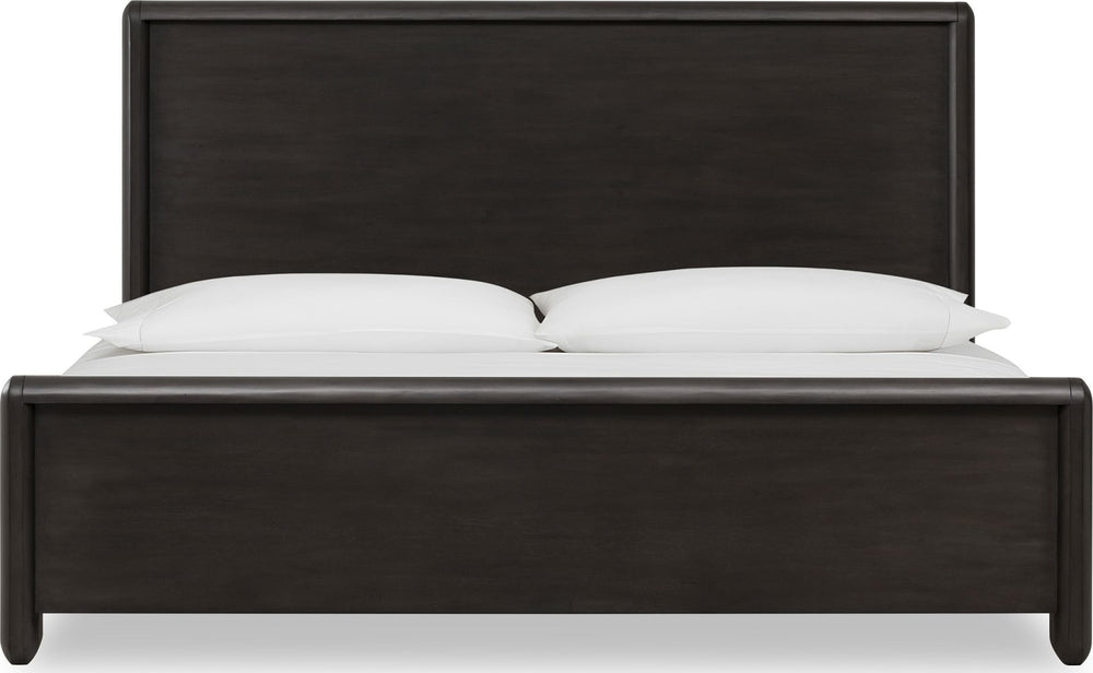 Xolani King-Size Acacia Wood Platform Bed in Jaguar – view 4
