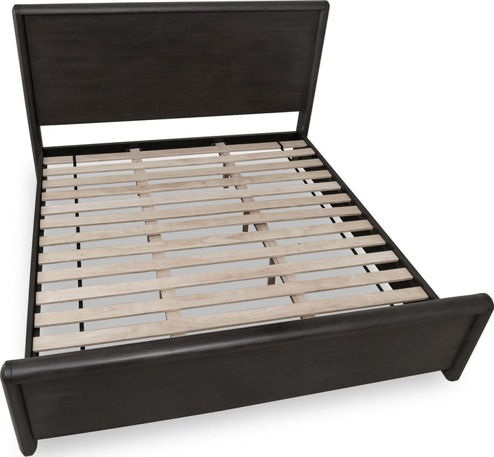 Xolani King-Size Acacia Wood Platform Bed in Jaguar – view 9