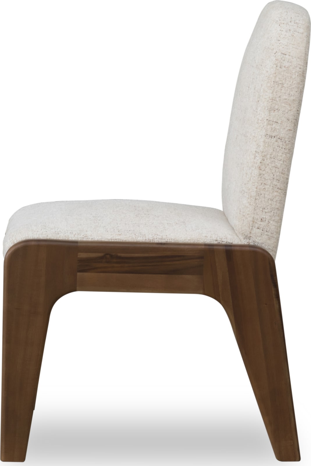 Xolani Chenille Upholstered Dining Chair in Chinchilla and Impala – view 4