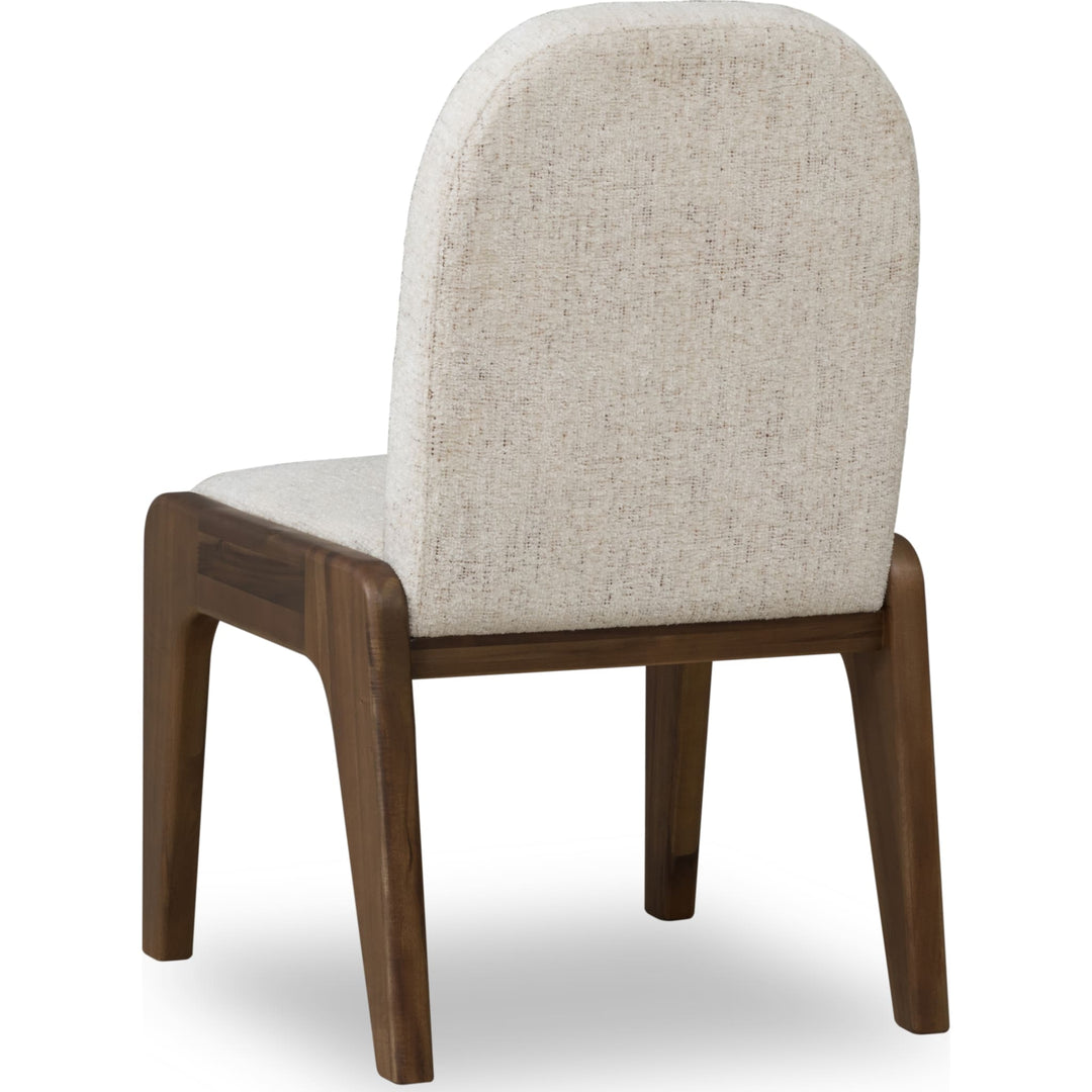 Xolani Chenille Upholstered Dining Chair in Chinchilla and Impala (Set of 2)