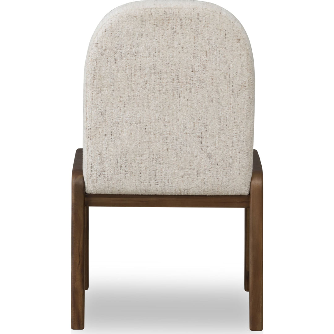 Xolani Chenille Upholstered Dining Chair in Chinchilla and Impala (Set of 2)