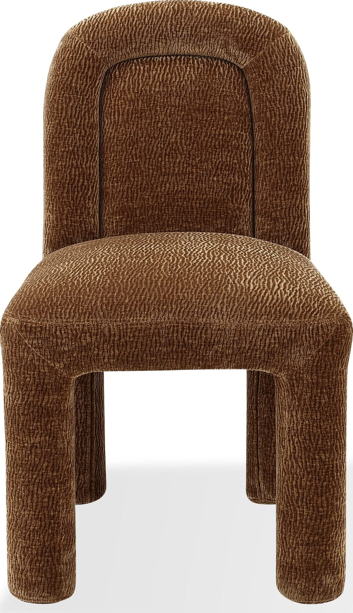 Xolani Fully Upholstered Dining Chair in Amber Sand Chenille