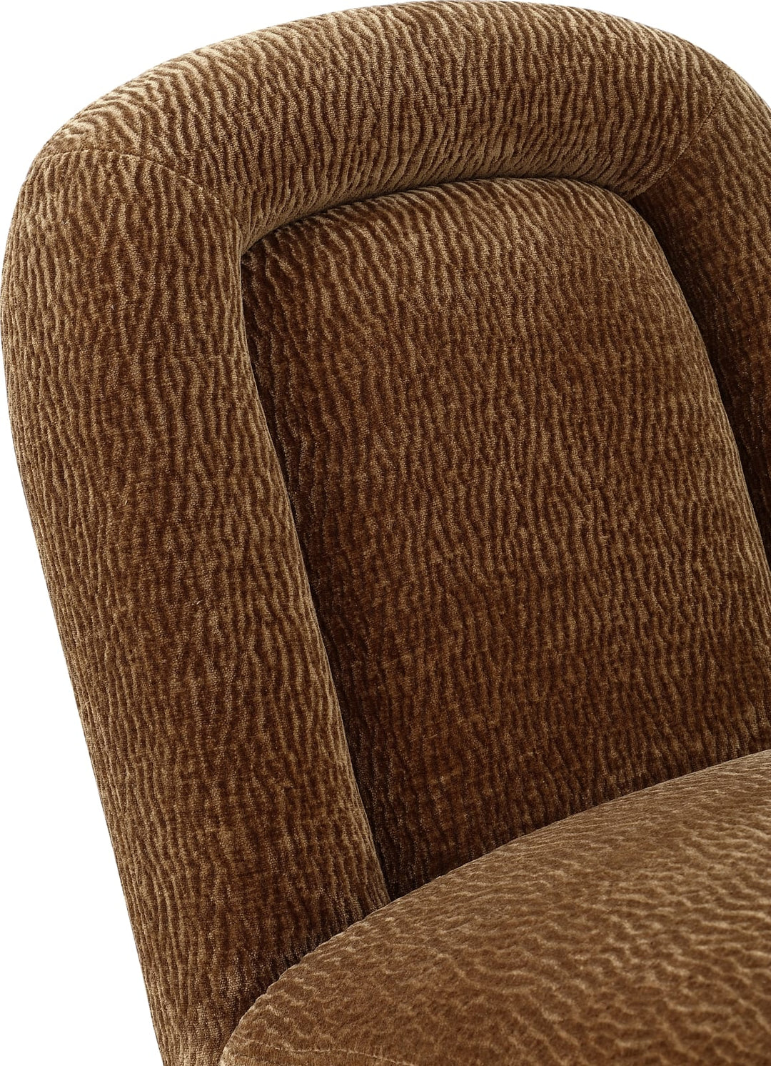 Xolani Fully Upholstered Dining Chair in Amber Sand Chenille – view 5