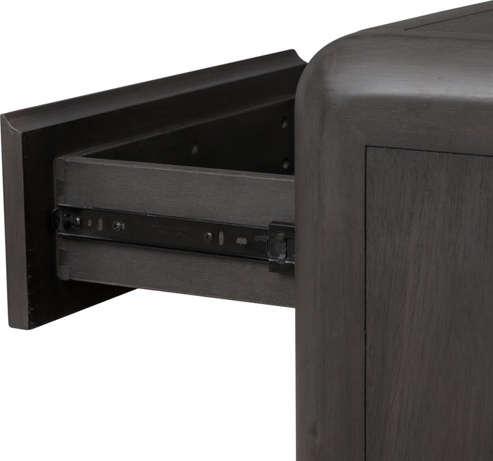 Xolani One Drawer Acacia Wood Nightstand in Jaguar – view 8
