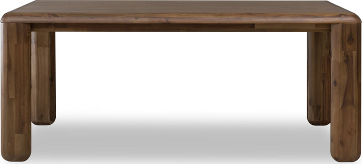 Xolani Rectangular Acacia Wood Leg Table in Impala – view 3