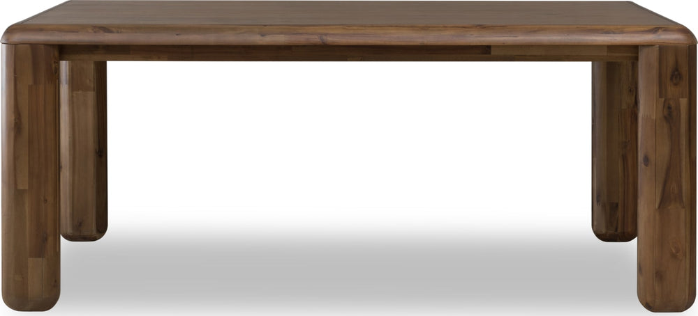Xolani Rectangular Acacia Wood Leg Table in Impala – view 3
