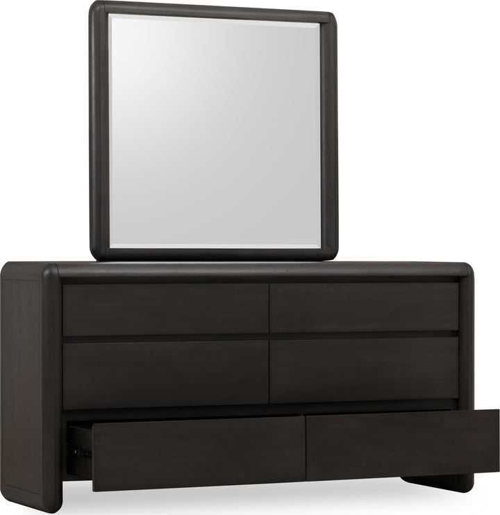 Xolani Six Drawer Acacia Wood Dresser in Jaguar – view 5