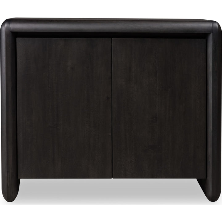 Xolani Two Door Acacia Wood Cabinet in Jaguar