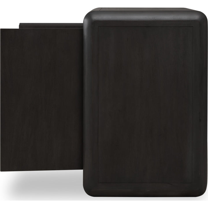 Xolani Two Door Acacia Wood Cabinet in Jaguar