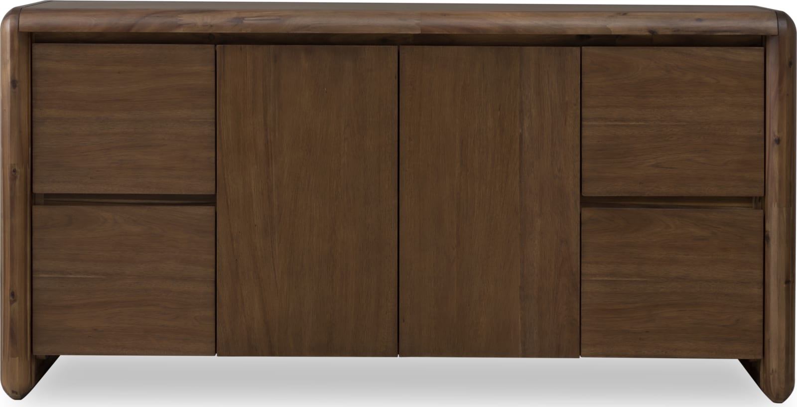 Xolani Two Door Four Drawer Acacia Wood Sideboard in Impala – view 2