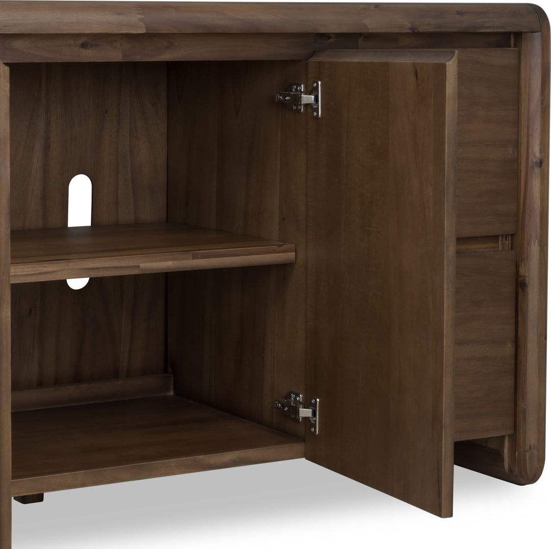 Xolani Two Door Four Drawer Acacia Wood Sideboard in Impala – view 6