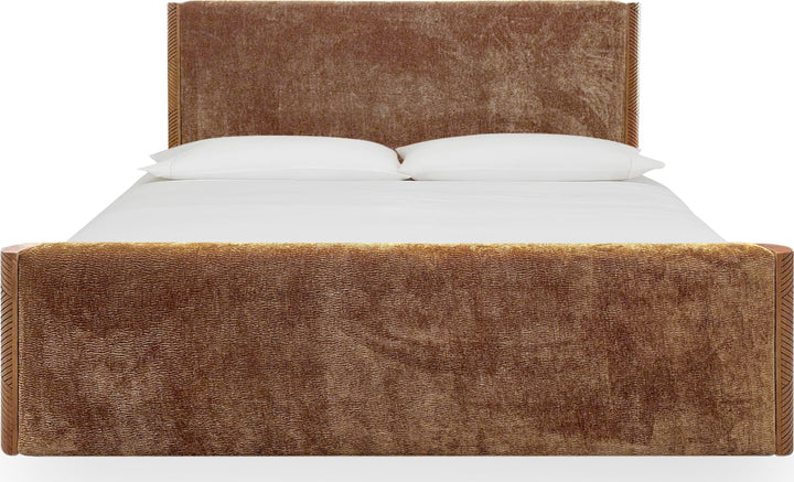 Yemi Wd/Uph KG Bed - Ab S/Coco