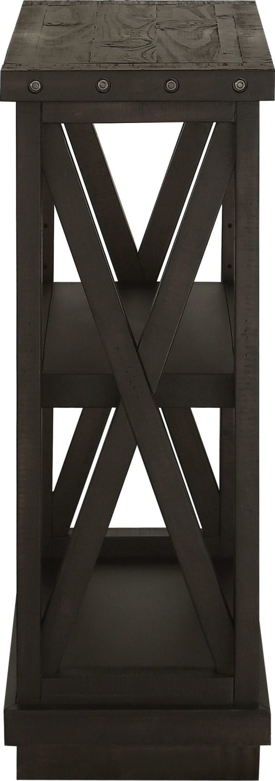 Yosemite Solid Wood 36x39 inch Bookshelf in Cafe – view 5