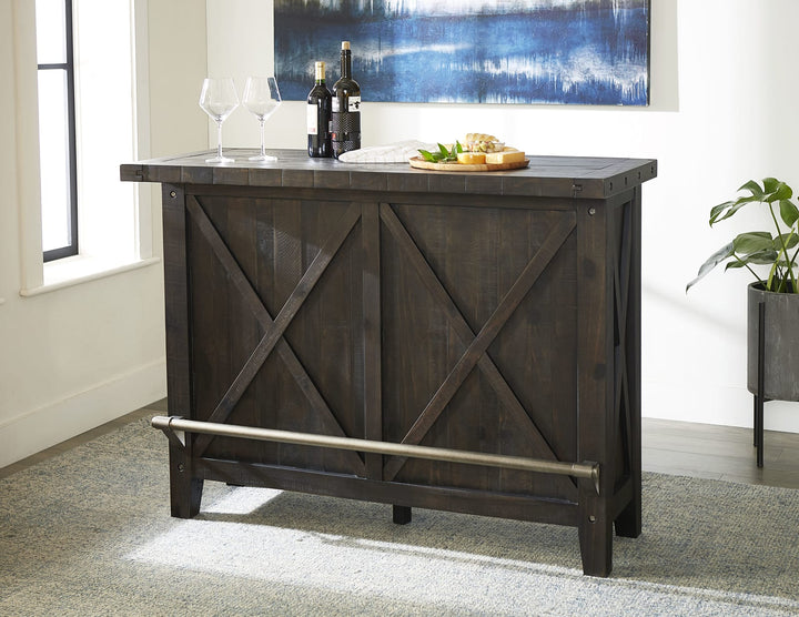 Yosemite Solid Wood Bar Table in Cafe
