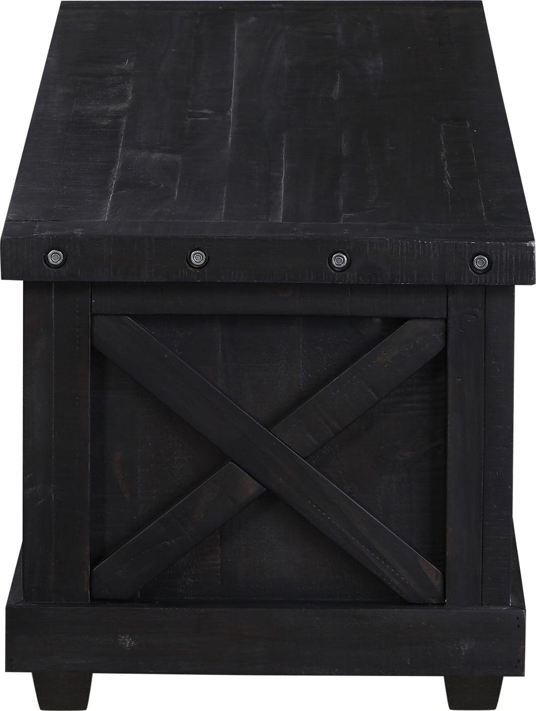 Yosemite Solid Wood Blanket Box in Cafe – view 5