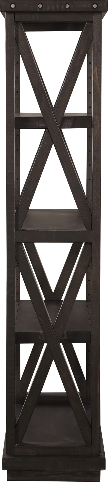 Yosemite Solid Wood Bookcase in Cafe – view 5