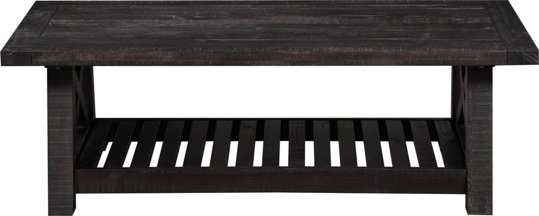 Yosemite Solid Wood Coffee Table in Cafe – view 3